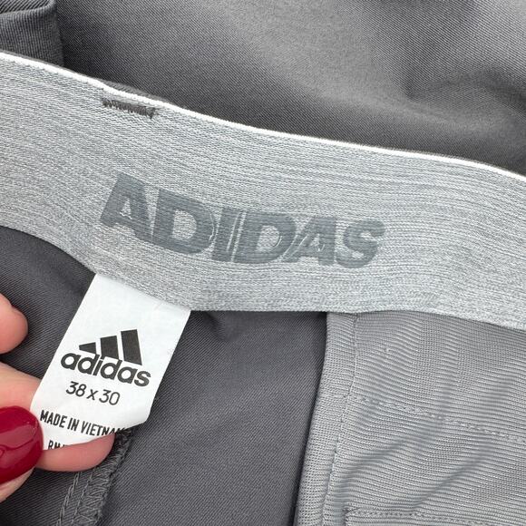 adidas Golf Pants Mens 38x32 (39x29 ACTUAL) Gray Ultimate365 HEMMED - Picture 4 of 10